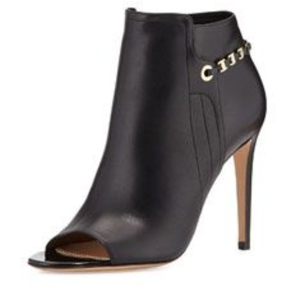 Ferragamo authentic Black Leather chain Mako Boot - Picture 4 of 10